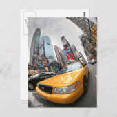 ニューヨークシティイエローキャブ ポストカード (正面/裏面)