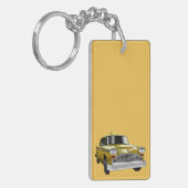 ニューヨークシティイエローヴィンテージタクシー キーホルダー (正面左)