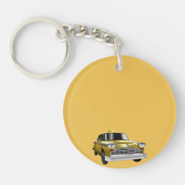 ニューヨークシティイエローヴィンテージタクシー キーホルダー