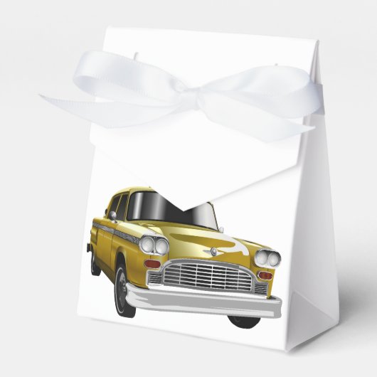 ニューヨークシティイエローヴィンテージタクシー フェイバーボックス (正面サイド)