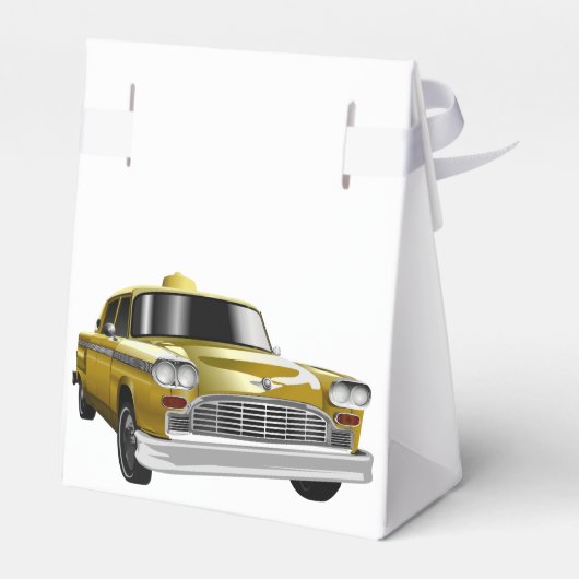 ニューヨークシティイエローヴィンテージタクシー フェイバーボックス (裏面サイド)