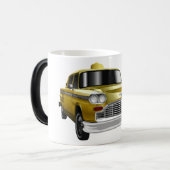ニューヨークシティイエローヴィンテージタクシー モーフィングマグカップ (正面左)