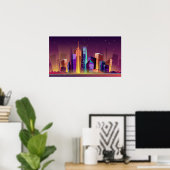 ニューヨークシティイラストレーションポスター ポスター (ホームオフィス)