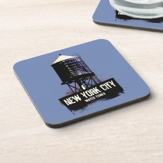 ニューヨークシティウォータータワーコースターセット コースター (左側)