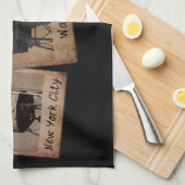 ニューヨークシティウォータータワーズティータオル キッチンタオル (四つ折り)