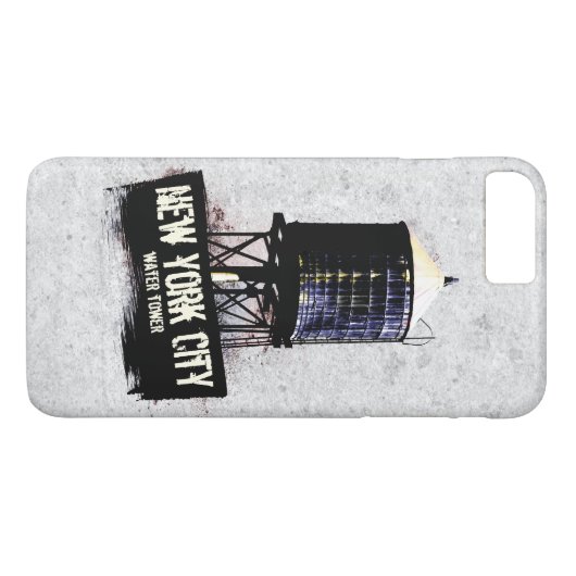 ニューヨークシティウォータータワー電話ケース Case-Mate iPhoneケース (裏面(横))