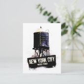 ニューヨークシティウォータータワー ポストカード (スタンド正面)