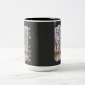 ニューヨークシティエステティックモザイクアート ツートーンマグカップ (中央)