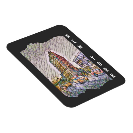 ニューヨークシティエステティックモザイクアート マグネット (右側)