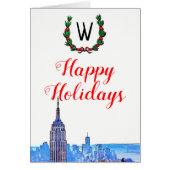 ニューヨークシティエッチ#2スカイラインクリスマスハッピーホリデー (正面)