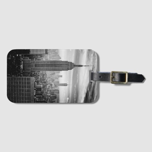 ニューヨークシティエンパイアステート建物 ラゲッジタグ (正面横)