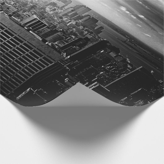 ニューヨークシティエンパイアステート建物 ラッピングペーパー (角)