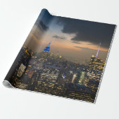 ニューヨークシティエンパイア州立建物の象徴的ポスター ラッピングペーパー (アンロールド)