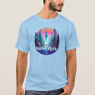 ニューヨークシティオブネオンライト Tシャツ