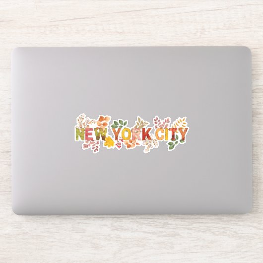 ニューヨークシティオータムステッカー シール (コンピューター)