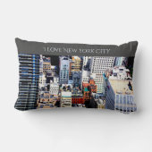 ニューヨークシティカラフルモダン装飾 ランバークッション (裏面)