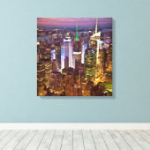 ニューヨークシティキャンバスプリントアート16.80 X 17.50インチ キャンバスプリント (インサイチュ (ウッドフロア))