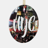 ニューヨークシティキープサケクリスマス セラミックオーナメント (右)