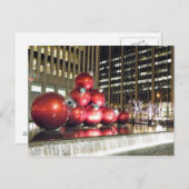 ニューヨークシティクリスマス シーズンポストカード (正面/裏面)