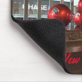 ニューヨークシティクリスマスNYCホリデーデコレーション マウスパッド (コーナー)