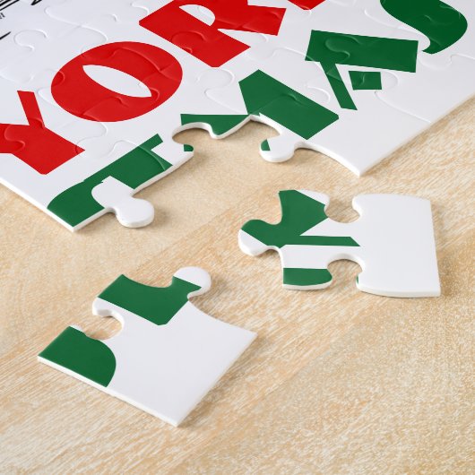 ニューヨークシティクリスマスNYCランドマークスホリデイ ジグソーパズル (側面)