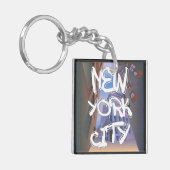 ニューヨークシティグラフィティキーチェーン キーホルダー (正面左)