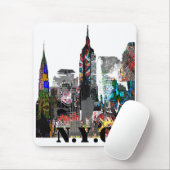 ニューヨークシティグラフィティスカイライン マウスパッド (マウス)