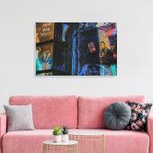 ニューヨークシティグラフィティ通り写真 キャンバスプリント (インサイチュ (リビング))