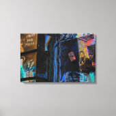 ニューヨークシティグラフィティ通り写真 キャンバスプリント (正面)