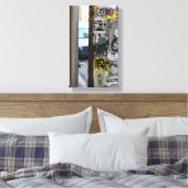 ニューヨークシティグリティアーバン通り美術写真 キャンバスプリント (インサイチュ (寝室))