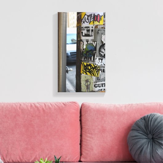 ニューヨークシティグリティアーバン通り美術写真 キャンバスプリント (インサイチュ (リビング))
