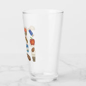 ニューヨークシティグルメアイコニックNYCフーズ タンブラーグラス (左)