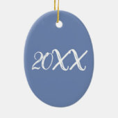 ニューヨークシティコロンバスサークルクリスマススターズNYC セラミックオーナメント (裏面)