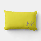 ニューヨークシティサブウェイアーバンシック装飾用クッション ランバークッション (裏面)