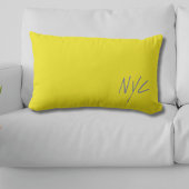 ニューヨークシティサブウェイアーバンシック装飾用クッション ランバークッション