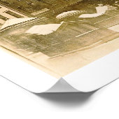 ニューヨークシティサブウェイタバーン1904ヴィンテージ ポスター (角)