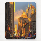 ニューヨークシティサンセットミッドタウンシアターディストリクトニューヨーク マウスパッド (正面)