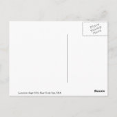 ニューヨークシティサンセット ポストカード (裏面)