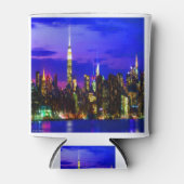 ニューヨークシティスカイラインアットナイト 缶クーラー (正面)
