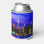 ニューヨークシティスカイラインアットナイト 缶クーラー (缶裏面)