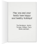 ニューヨークシティスカイラインクリスマスハッピーホリデー (内側 (右))