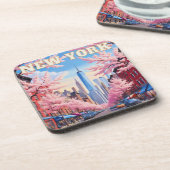 ニューヨークシティスカイラインコルクコースター – アーバントラベル コースター (左側)