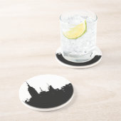 ニューヨークシティスカイラインシルエットコースター コースター (側面)