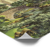 ニューヨークシティスカイラインセントラルパークヴィンテージレトロ ポスター (角)