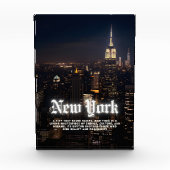 ニューヨークシティスカイラインテンプレート フォトブロック (正面)