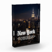 ニューヨークシティスカイラインテンプレート フォトブロック (左)