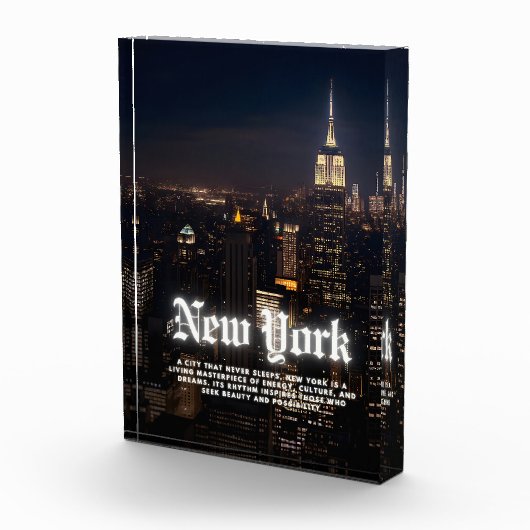 ニューヨークシティスカイラインテンプレート フォトブロック (右)