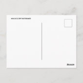 ニューヨークシティスカイラインナイトハガキ ポストカード (裏面)