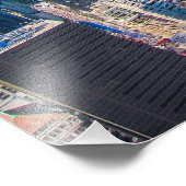 ニューヨークシティスカイラインフォト建物ビューオブシティ フォトプリント            (角)