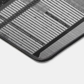 ニューヨークシティスカイラインブラックモダンマンハッタンNYC デスクマット (コーナー)